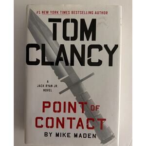 Point of Contact Tom Clancy Mike Maden 2017 Hardback Book Jack Ryan New Gift
